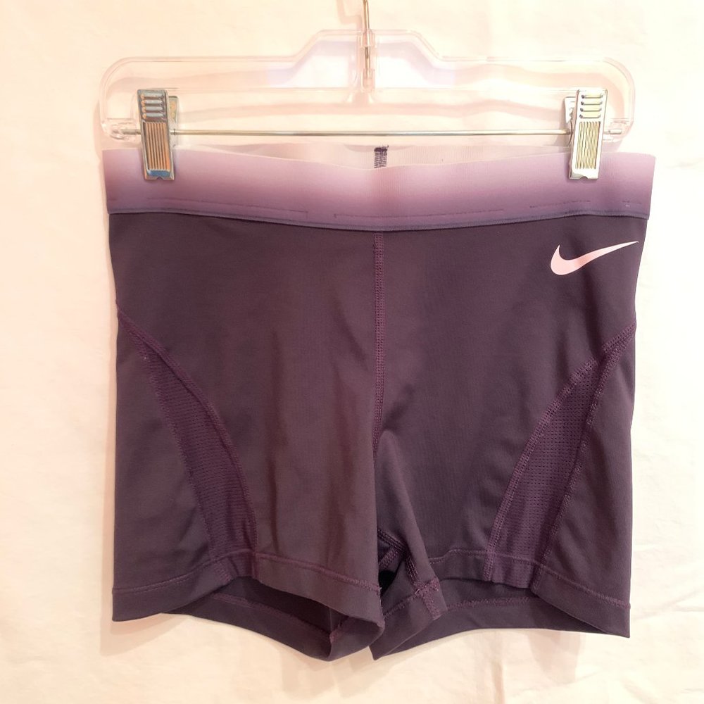 Nike Pro Purple Spandex Shorts